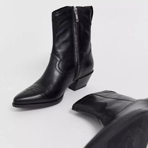 Vagabond Emily Leather Western Cowboy Boots 38/7